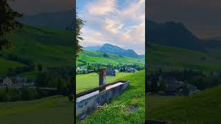 Sunset in Switzerland 🤩❤️😍 #shorts #short #youtubeshorts #shortvideo #shortsvideo #nature