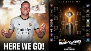 Mbappé al REAL MADRID Grupos listos de LIBERTADORES