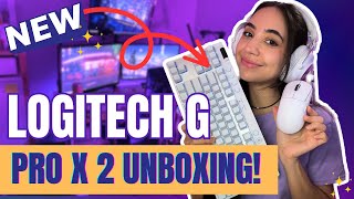 2023 UNBOXING PRO X TKL Keyboard / SUPERLIGHT 2 Logitech G mouse (White)