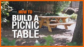 How To Build A Picnic Table | The Home Depot