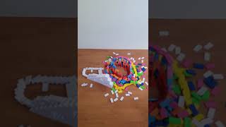 INSANE Speedwall Domino Spiral ! #shorts