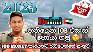 Dubai තනියම ජොබ් එකක් හොයා ගමු🇦🇪♥️|Let's find a job alone in Dubai|Dubai sinhala vlog|TN Boy ♥️