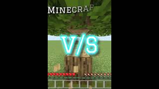 punching tree in minecraft V/S real life. 🎵Marsha UltraPhonk🎵