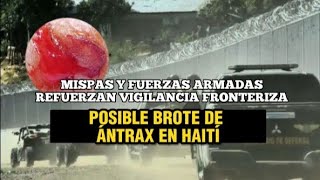 MISPAS Y FUERZAS ARMADAS REFUERZAN VIGILANCIA FRONTERIZA ANTE POSIBLE BROTE DE ÁNTRAX EN HAITÍ