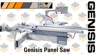 Genisis XM and X2 sliding table panel saw, industrial strength, reliable saws at a sensible price.