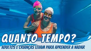 Quanto tempo leva para aprender a nadar?