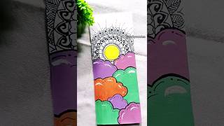 Colorful Clouds Mandala Painting|Mandala Drawing #art #viralvideo #shortvideo #shorts #diy #mandala