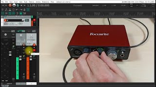 Kalibracja interfejsu Focusrite Scarlett Solo do współpracy z DAW-AMPem