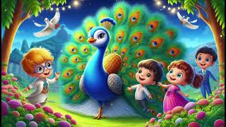 The Peacock’s Pretty Plumes | A Colorful Kids Song | Nursery Rhyme