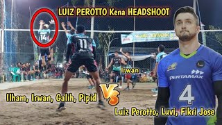 Semi Final || Gak Bahaya Taa !! Seru Luiz Perotto, Luvi, Fikri Jose vs Ilham, Irwan, Galih, Pipid