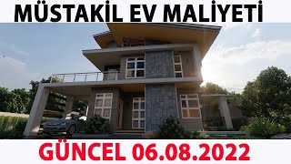 MÜSTAKİL EV İNŞAAT MALİYETİ (100M2)