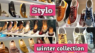 Stylo shoes winter collection 2022 . Stylo sneakers,  moccasins & pumps. Stylo khussa collection