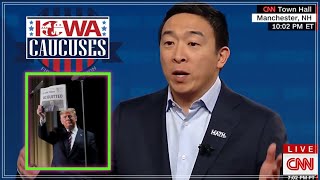 Andrew Yang on Impeachment and Iowa Caucus #CNNTownHall