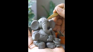 Sabse Easy Ganesh Making  | Art Tech #shorts