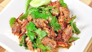 [Thai Food] Spicy Canned Fish Salad  (Laab Pla Ka Pong)