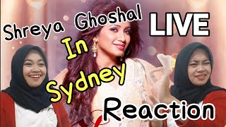 Shreya Ghoshal LIVE in Sydney Reaction | UNREAL VOCALS | Indonesian Reacts