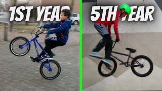 MY FIRST 5 YEARS OF RIDING BMX!