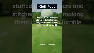 How Golf Balls Used to be Made. How far do you think you could hit one? #shorts #golf #facts #short