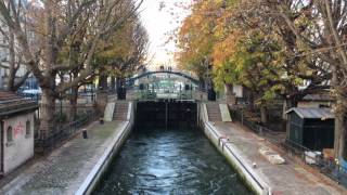 Time lapse canale a Belville a  Parigi