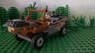 Brickmania Schwimmwagen Off-roading WW2 stopmotion.