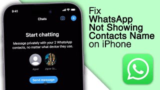 How To Fix WhatsApp Not Showing Contacts Name On iPhone! [4 Solutions]