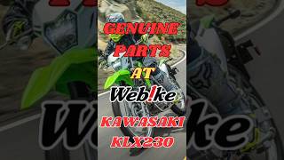 KAWASAKI KLX230 GENUINE PARTS #ytshorts #webikephilippines #genuineparts