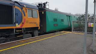 GBRf Class 66 pulling 466 'Networkers' to Doncaster at Clapham Junction - TransportStuff  Shorts