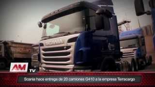 Scania hace entrega de 20 camiones G410 a la empresa Terracargo