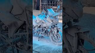 pulsar f250 foam wash. #pulsar #foamwash #modified #pulsarf250 #pulsarmodification #pulsarn250