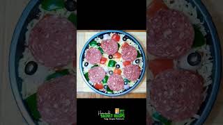 5 Minute Pizza Recipe #shorts #youtubeshorts #quicksnacks #viral