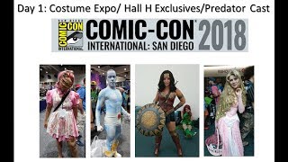 San Diego Comic Con (SDCC) 2018 - High Profile costumes, Marvel, Predator Cast