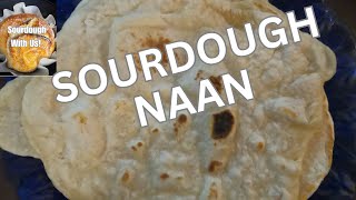 AMAZING #Sourdough Discard NAAN using sourdough discard @YogiHollowFarm @MtnGrandma