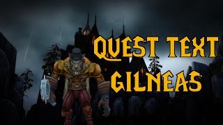 Quest Text: Gilneas #9 To Greymane Manor (World of Warcraft)