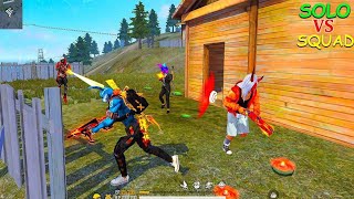 Solo vs Squad Crazy 😧 Game Play ⏯️ 21 Kills 🎯| Must Watch Garena free fire 🔥| BELLO 2.7