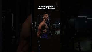 18 years old Romanian Flexing In Gym🗿 #zyzz #romania #shorts #shortvideo #shortsfeed