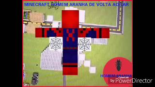 NOVA INTRO DA SÉRIE MINECRAFT HOMEM ARANHA DE VOLTA AO LAR (VLOG COM MEU PAI)😂😂😂