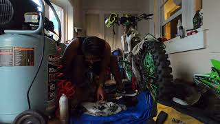 KX250F carburetor cleaning