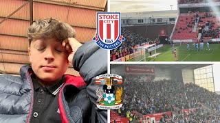 INCREDIBLE AWAY END LIMBS AND CARNAGE *Stoke 0-2 Coventry*