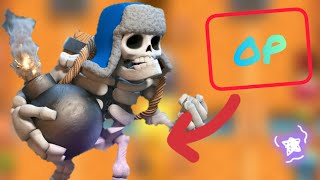 Giant skeleton is OP in clash royale !!!