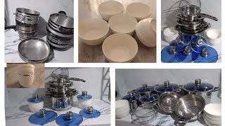 KITCHEN UPGRADE/UNBOX WITH ME NEW COOKING POTS AND DISHES