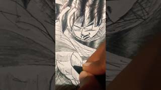 How to draw GOKU WITH PENCIL #remix