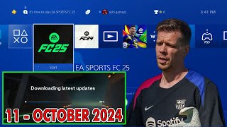 PS4 EA SPORTS FC 25 Update Squads Server EA 11 October 2024