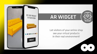 AR widget (augmented reality) - animation