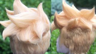 COSPLAY WIG TUTORIAL: teasing and styling