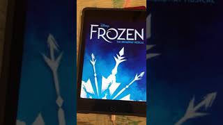 Happy 3 year anniversary frozen broadway