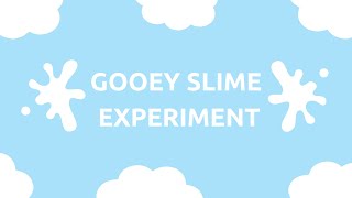 Kitchen Science: Slime Experiment