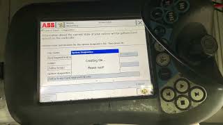 ABB IRC5 Robot: How to create a SYSTEM DIAGNOSTIC file SysDiagnosticsData