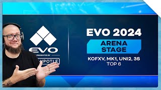 🏆EVO 2024 LAS VEGAS - DIA 02 - TOP 6 KOF XV, MK1 e UNI2