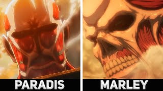 Marley VS Paradis - Attack on the Island - Attack on Titan Season 4 Part 3