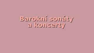 Barokní sonáty a koncerty - výklad